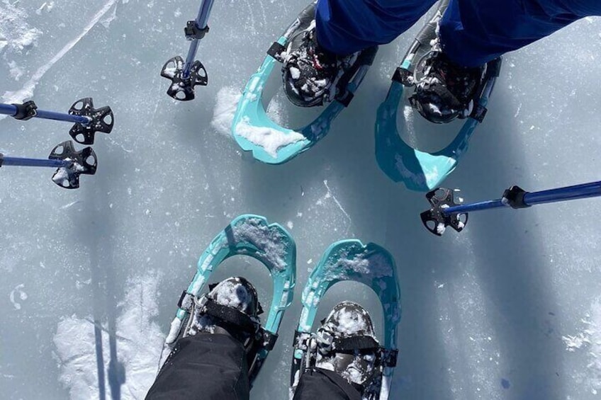 Snowshoeing in Rocky Mountains