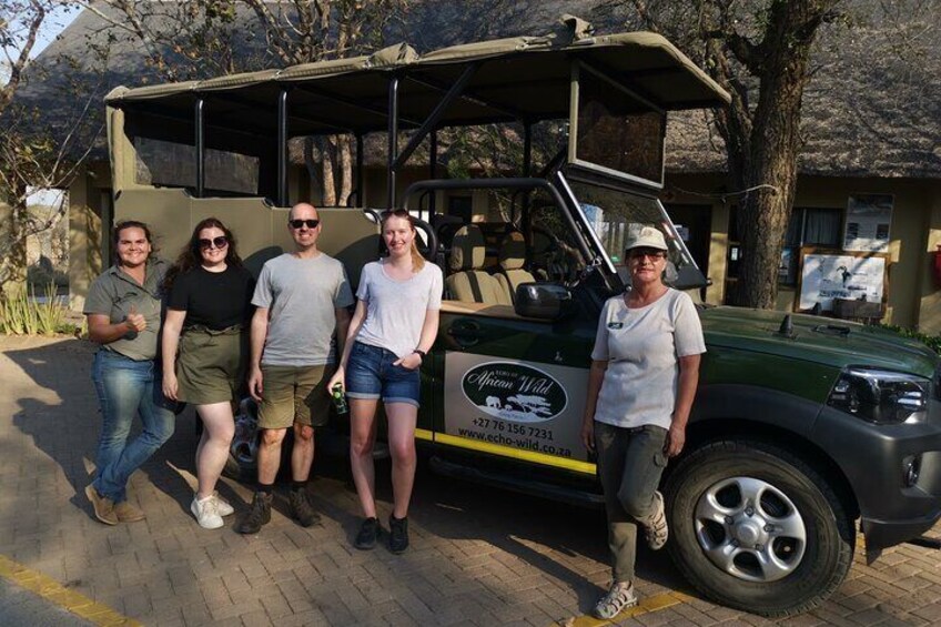 Full Day in Central Kruger National Park with Open Safari Vehicle