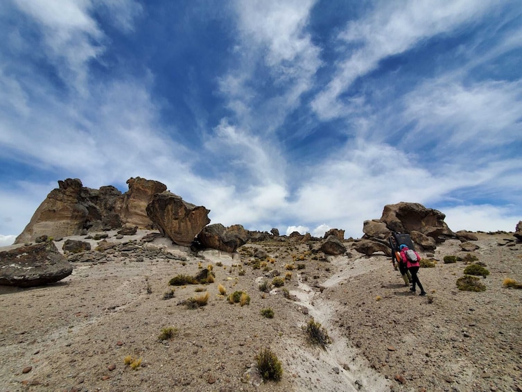 Pillones Waterfalls and Imata Stone Forest