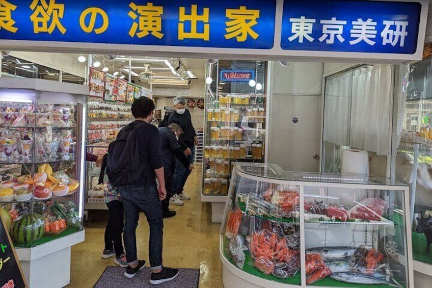 Food Sample Store Visits Preceded by Asakusa in-depth History Tour