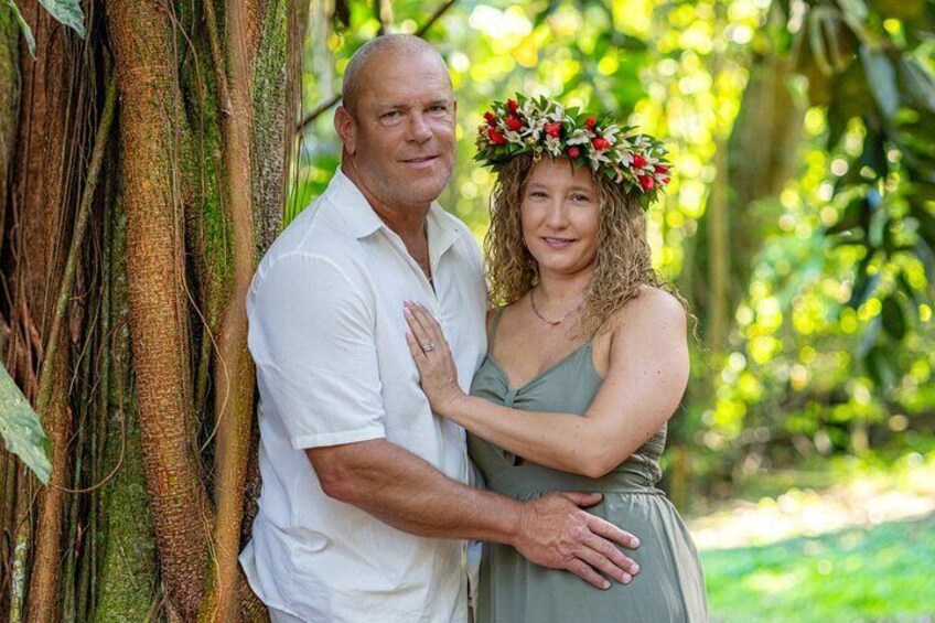 Unique and memorable Private Photo Session in the heart of Moorea Combo Terre-Mer