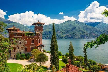 From Milan: Lugano, Bellagio and Como exclusive Boat Tour