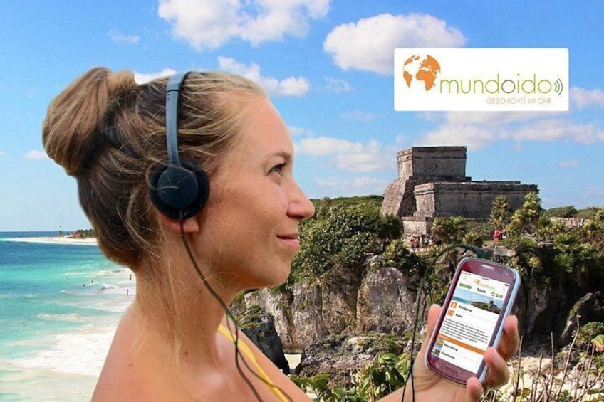Discover the Mayan city of Tulum via the Audioguide app! Your info, your pace, your memory.