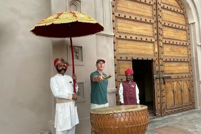 Rambagh, Jaipur guest Welcome
