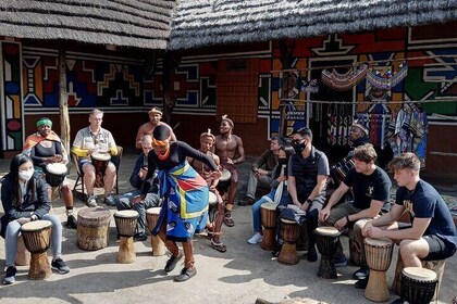 Lesedi Cultural Village & crudle of Humankind Guided Tour