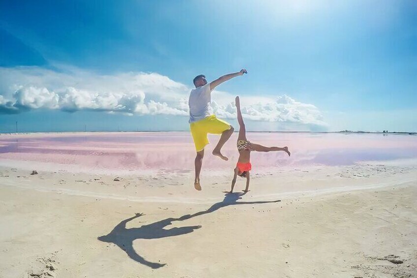 Pinktastic Lagoon Adventure Las Coloradas y Rio Lagartos from Cancun 