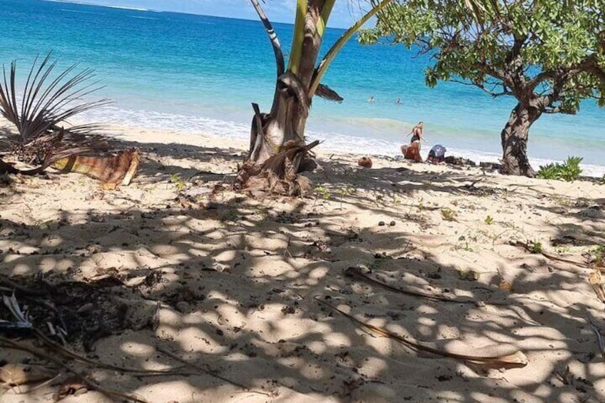 Natadola Beach resting spot