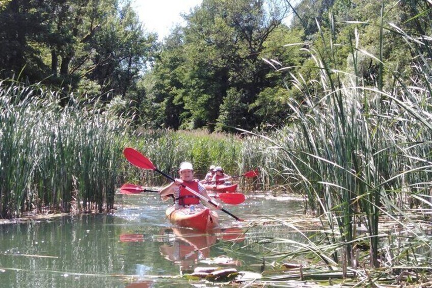 Kayak trip on Endine Lake