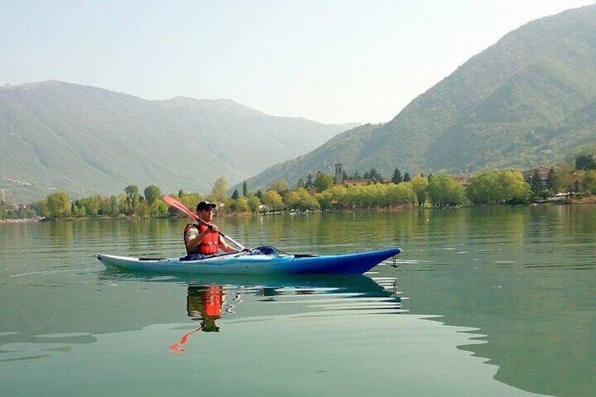 Kayak trip on Endine Lake