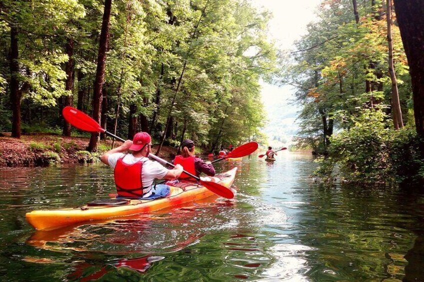 Kayak trip on Endine Lake