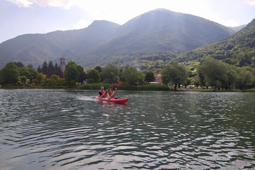 Kayak trip on Endine Lake