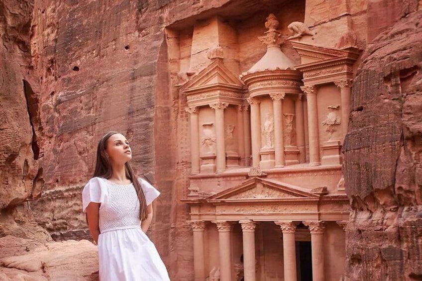 Full Day Petra & Wadi Rum Private Guided Tour from Amman Or Airport