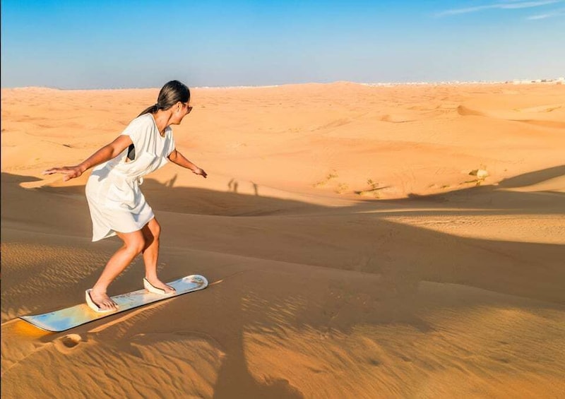 Picture 3 for Activity Sunrise Adventure: Dune Bashing, Camel Ride & Sandboarding