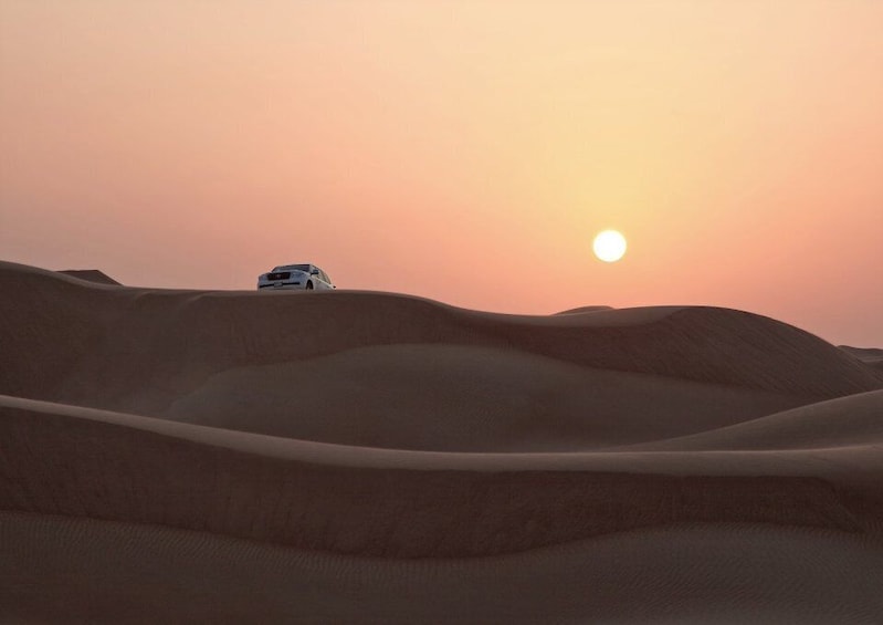Picture 1 for Activity Sunrise Desert Safari with Camel Ride and Sand Boarding