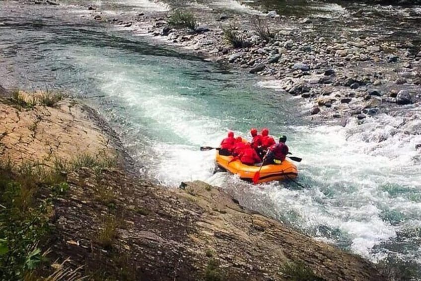 Rafting on Brembo River.