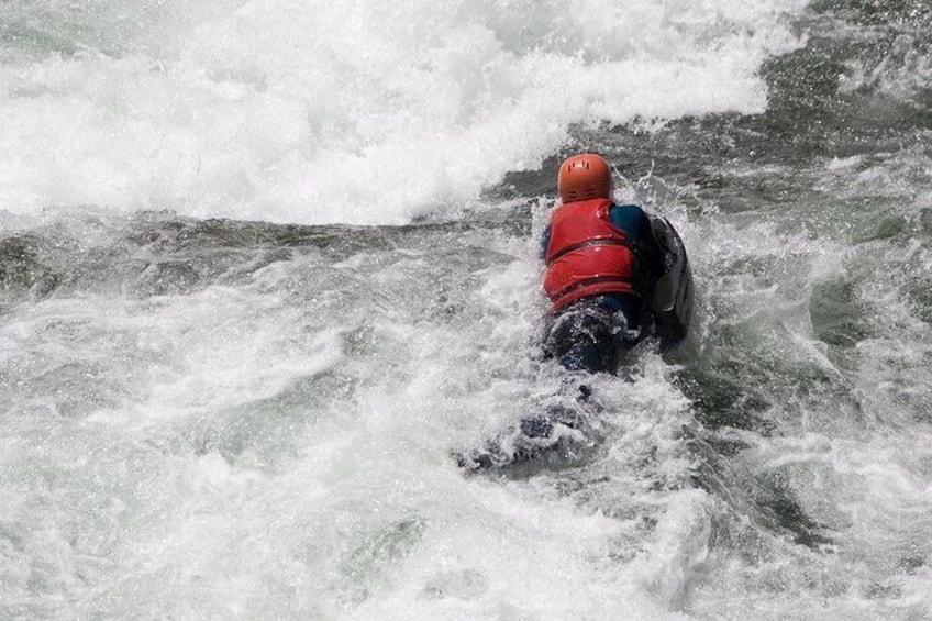 Hydrospeed on Brembo River. 