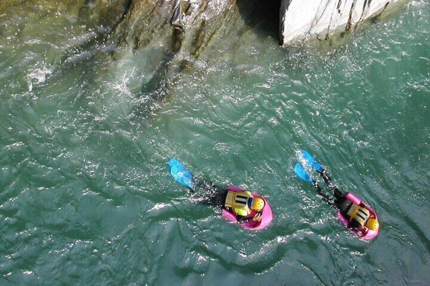 Hydrospeed on Brembo River. 