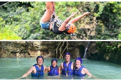 Zipline and Waterfalls, Lunch Included and Private Transport