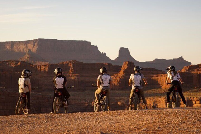 Perfect for Friends or Families, E-Motion Moab is the only Electric Dirt Bike Tours in Moab.