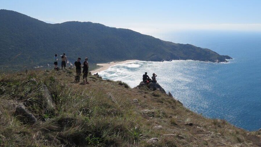 Trail through Lagoinha do Leste in Florianopolis