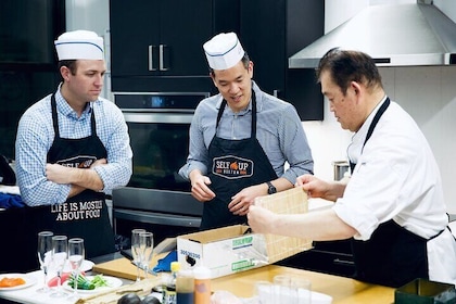 Japansk Sushi Delight Matlagningskurs i NYC