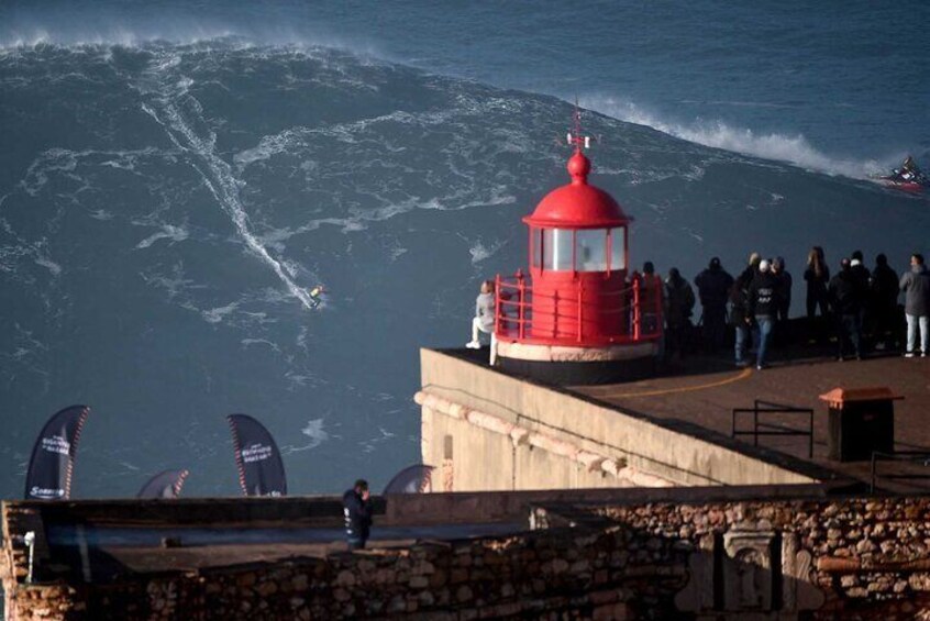 Private Guided Day Tour: Lisbon to Nazaré & Óbidos Medieval Town 