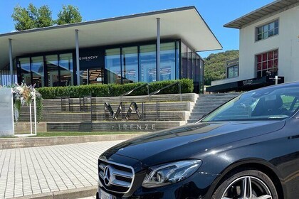 Private Day with English Speaking Chauffeur at Florence Outlet