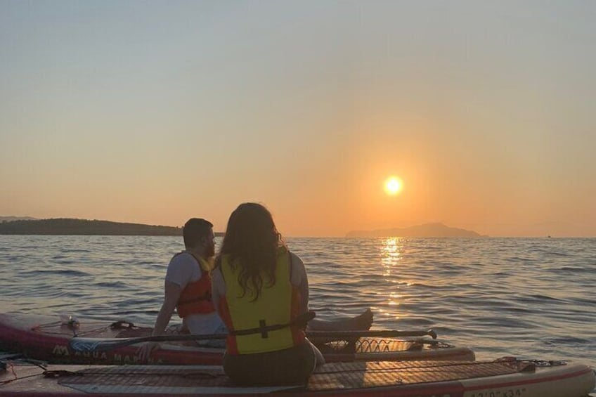 Chania:Coastal Sunset Stand-up Paddleboarding Experience