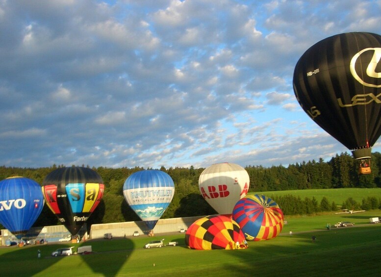 Picture 4 for Activity Zurich: Private Hot Air Balloon Ride & Champagne