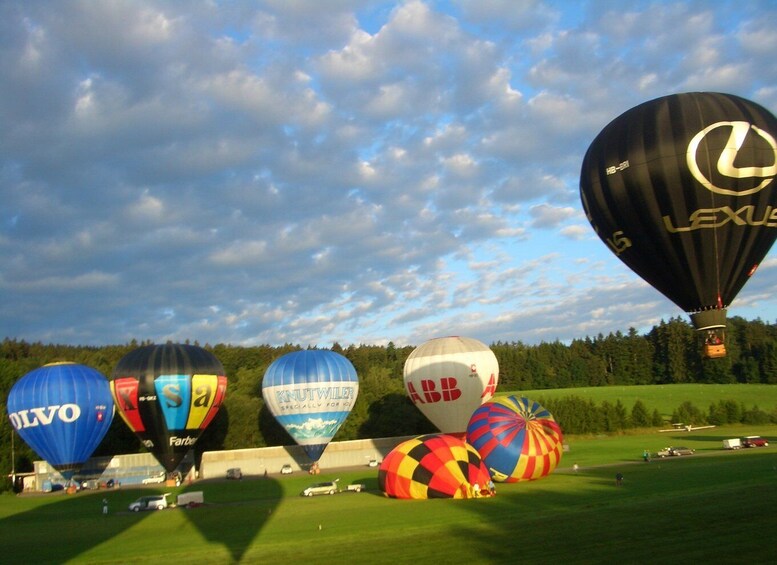 Picture 4 for Activity Zurich: Private Hot Air Balloon Ride & Champagne