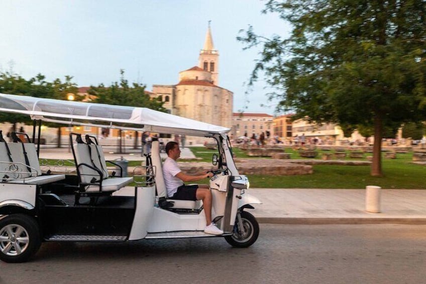 Private Panorama Zadar Tour in a Tuk Tuk