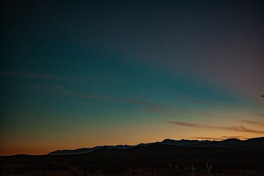 Sunset in the Andes