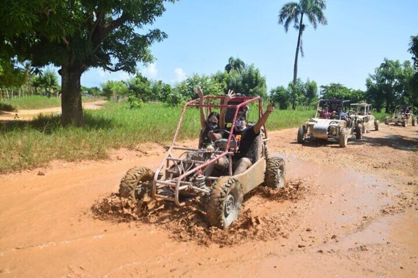 Playa El Valle Adrenaline Adventure on Buggy from Samana 