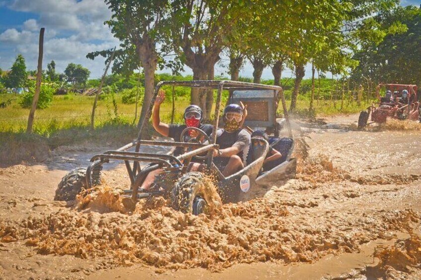 Playa El Valle Adrenaline Adventure on Buggy from Samana 