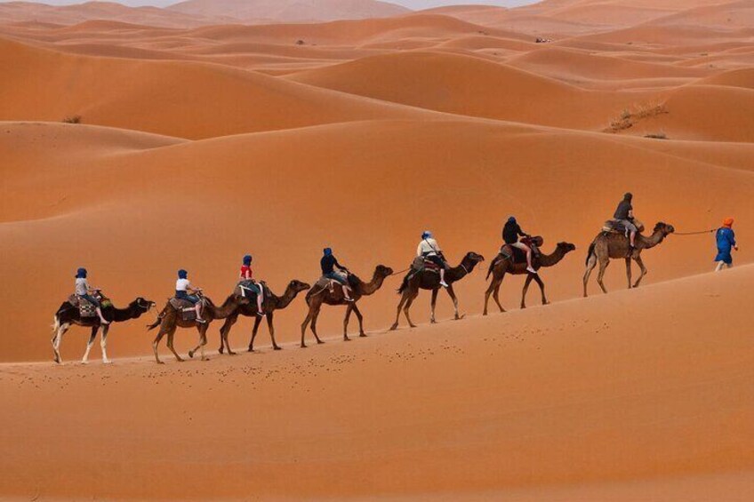 Marrakech to Fes 3-Day Desert Adventure via Merzouga