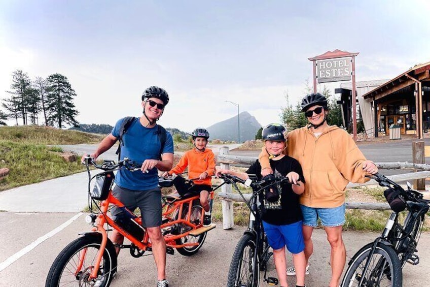 Come experience our family guided ebike tour of Estes Park.