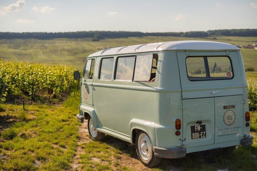 Louise, our vintage van from 1980.