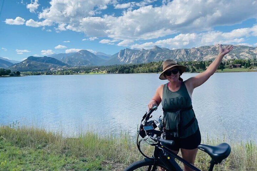 Epic views of Estes Park and Long's Peak.