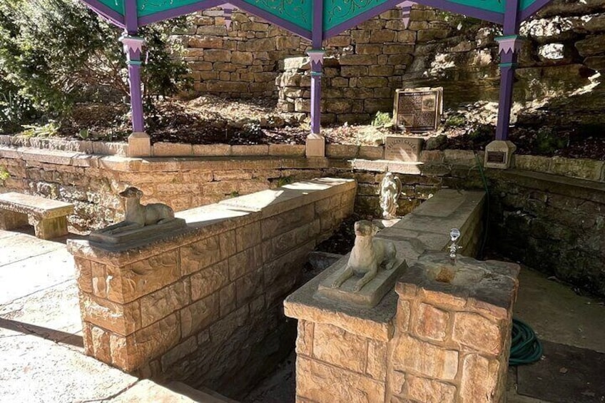 Crescent Spring. The site of dozens of miraculous cures.