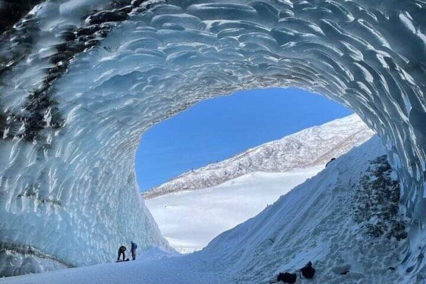 Castner Glacier Ice Cave Adventure from Fairbanks