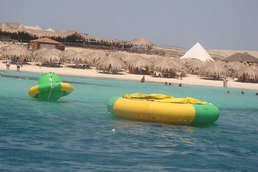 Paradise Island Snorkeling Sea Trip With Water Sports and Lunch in Hurghada