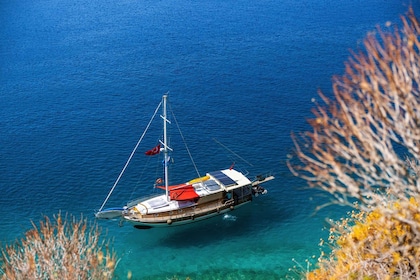 Kas: Limanagzi Beach & Island-Hopping båttur med lunch