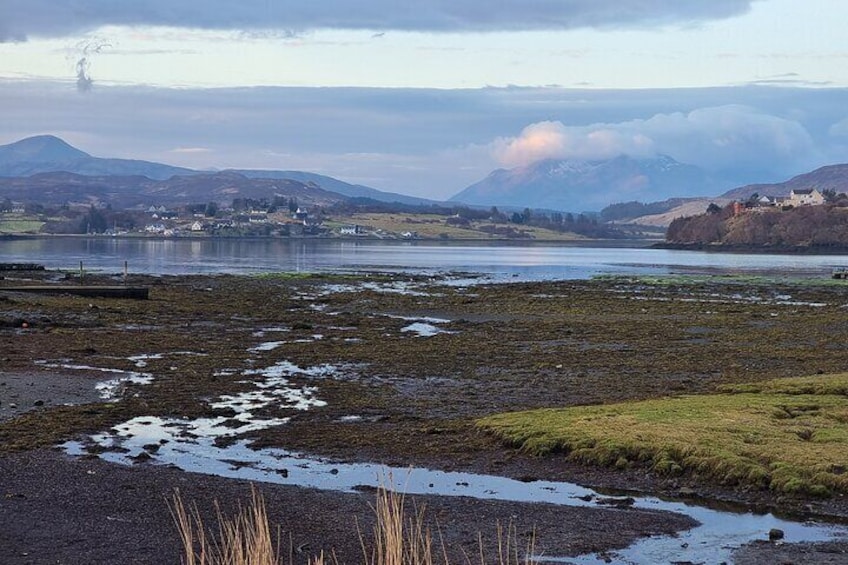 low tide in Portree