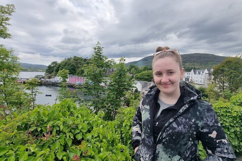 niamh enjoying her day in Portree 