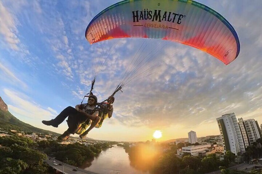 Double Paragliding Flight in Valadares