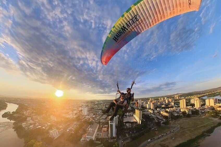 Double Paragliding Flight in Valadares