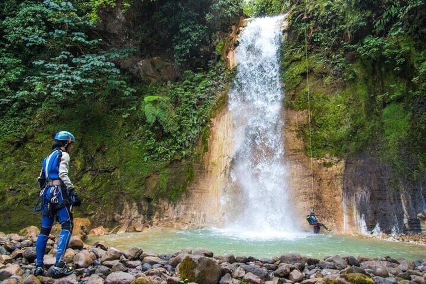 First waterfall of the tour