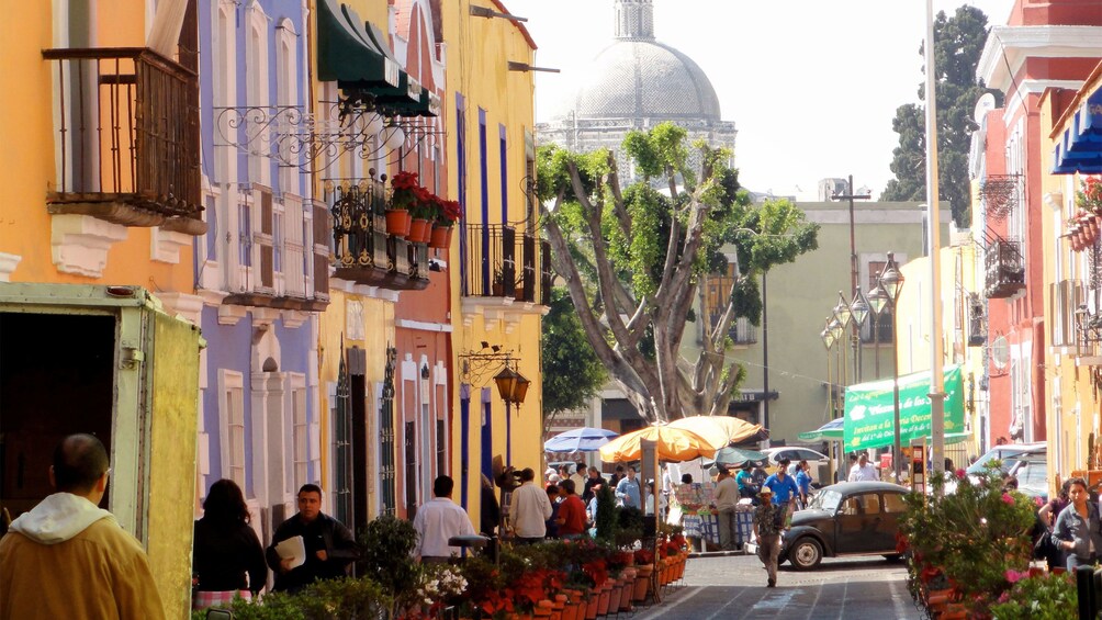 Street view of Puebla 