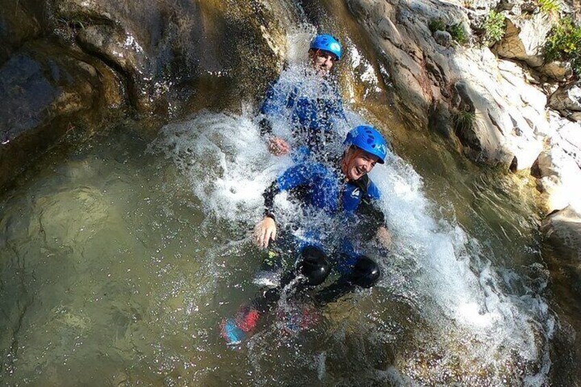 Rio Verde Private Canyoning Adventure in Otívar