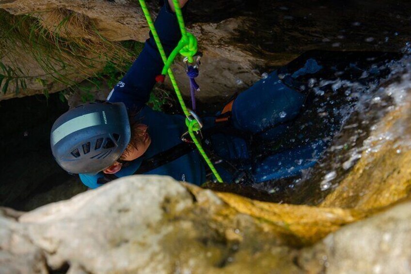 abseiling